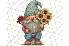 Farmer Gnome Clipart, Cute Farm Gnomes PNG Illustrations Product Image 3