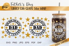 Libbey glass 16oz | Can glass wrap svg| Fathers day SVG Product Image 1