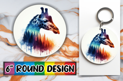 Sweet Circle Coasters Design PNG, Animals Art Product Image 1