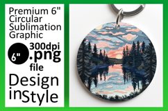 Unique 3D Round Design for Summer Sublimation Product Image 1