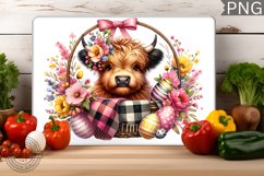 Easter Highland Cow Cutting Boards Bundle, Easter Kitchen Product Image 3