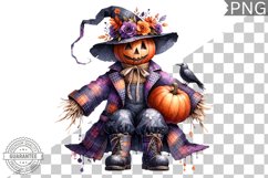 Halloween Scarecrow Sublimation - Clipart PNG Design Product Image 1