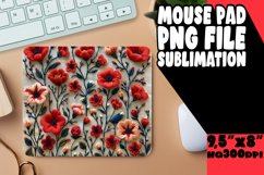 Petal Perfection: Sublimation Mouse Pad Art Product Image 1