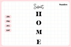 Porch Sign Saying SVG | Sweet Home Product Image 3