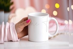Valentine's Mug Mockup In Hands | Valentine's Day Mockup Product Image 3