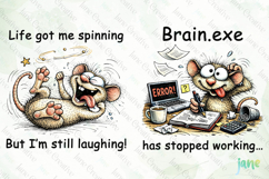 Silly Funny Mouse PNG Product Image 1