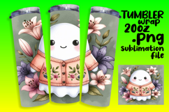 20oz Tumbler Design for Creative Gifts , Cute Ghost Product Image 1