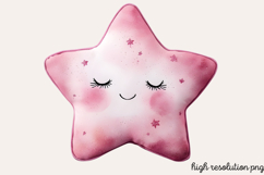 Cute Space Nursery Clipart Sublimation PNG Product Image 1