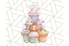 Haunted Sweet Shoppe PNG Clipart, Pastel Halloween Bakery Product Image 3