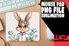 JOYFUL desk PAD Sublimation PNG, Cute Bunny Product Image 1