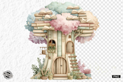 Summer Books Tree Clipart Product Image 1