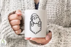 Christmas gnome svg Funny christmas t shirt svg Santa svg Product Image 4