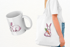 Whimsical Easter Bunny Clipart Product Image 5