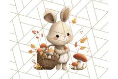 Woodland Autumn Critters PNG Clipart, Cute Fall Animals Product Image 3