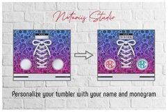 Monogram Sneaker patterns for 20oz SKINNY TUMBLER. Product Image 3