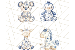 Cute Stuffed Animal Clipart, Chinoiserie Nursery Decor Png Product Image 7