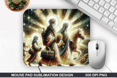 Mouse Pad Sublimation, Jesus Mouse Pad PNG Design Product Image 1