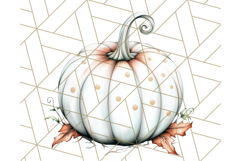 Fall Pumpkin Clipart PNG, Autumn Pumpkins, Jewel Tones Png Product Image 3