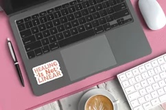 Printable Mental Health Sticker | Healing Is Not Linear Product Image 3