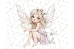 Pastel Fairies and Butterflies PNG, Spring Fantasy Clipart Product Image 5