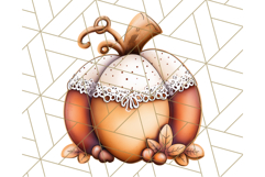 Fall Cookie Clipart PNG, Autumn Sweets Pumpkin Cookies Product Image 3