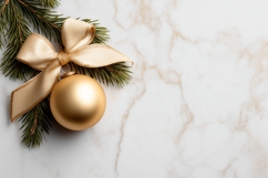 Gold Christmas Ball Background, Marble Background Product Image 1