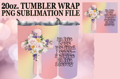 Sweet Joy 20oz tumbler wrap, Cross Product Image 1