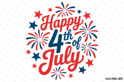 Happy 4th of July svg, America, Patriotic 4th of july svg Product Image 1