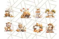 Woodland Apple Orchard Festival PNG Fall Clipart Product Image 3