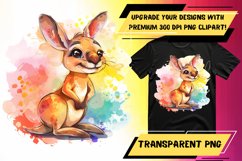 Adorable Watercolor Animal Sublimation Print - Sub Design Product Image 1
