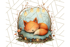 Cozy Cabin Critters Clipart PNG, Fall Animal Png Product Image 3