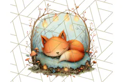 Cozy Cabin Critters Clipart PNG, Fall Animal Png Product Image 3