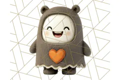 Cute Halloween Ghost Clipart Costume PNG, Halloween Png Product Image 3