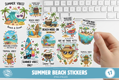 Summer Beach Stickers Product Image 1