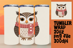 GREAT GIFT 20oz Tumbler Wrap , Valenines Animals Product Image 1