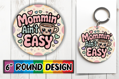 Bright Moments Round Design PNG, Mother's Day Product Image 1
