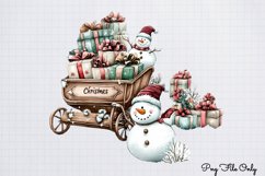 White Rustic Christmas Clipart PNG Product Image 1