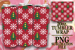 Joyful Reflections 20oz tumbler wrap, Christmas Product Image 1