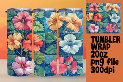 Exquisite Blossom Sublimation Tumbler Wraps - 20oz Product Image 1