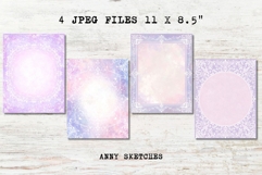 4 Pastel Purple Porcelain Elegant Rococo Frame Page Product Image 2