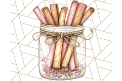Christmas Cottagecore Kitchen Clipart PNG, Holiday Decor Product Image 3