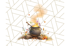 Hocus Pocus Potion Lab Clipart PNG Halloween Clip Art Product Image 3