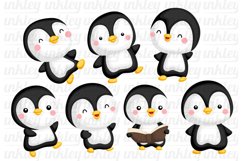 Cute Penguin Clipart - Cute Bird Clip Art Product Image 2