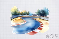 Racing Nursery Clipart PNG Product Image 1