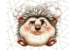 Adorable Angry Animals Clipart PNG, Cute Moody Faces Png Product Image 3