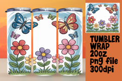Custom 20oz Tumbler Graphics , Flowers Product Image 1