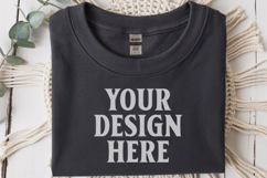 Black Gildan 5000 Flat Lay Tshirt Mockup, G5000 mockup Product Image 1