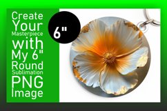 Spring Blossom Bliss: 3D Round Designs Art PNG Product Image 1