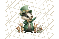 Winter Animal Masquerade Clipart PNG Woodland Animals Product Image 3