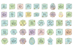 Easter Cute Stickers Clipart Product Image 7